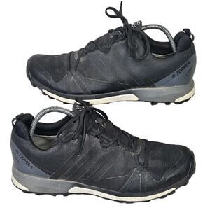 Adidas Terrex Agravic GTX Men's Sz 10.5 Black Hiking Trail Running Shoes BB0953